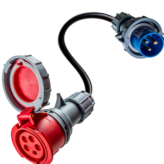 32A 5-napainen CEE 16A 3-napainen CEE Adapteri