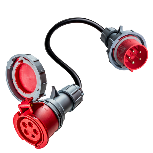 32A 5-napainen CEE 16A 5-napainen CEE Adapteri