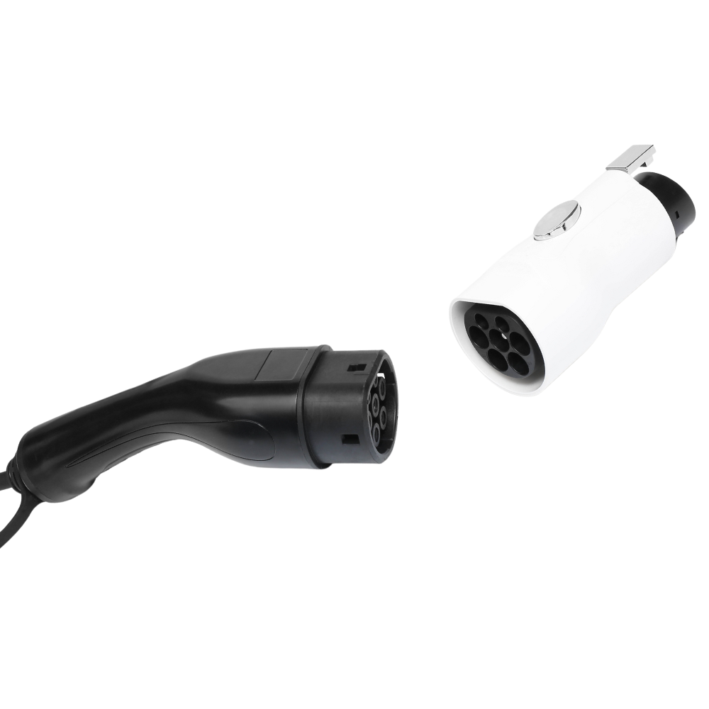 Sovitin Type 2 (latauskaapeli) Type 1 (auto)