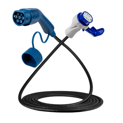 Type 2 - Type 3 | tila 3 | 32a | 22kW latauskaapeli