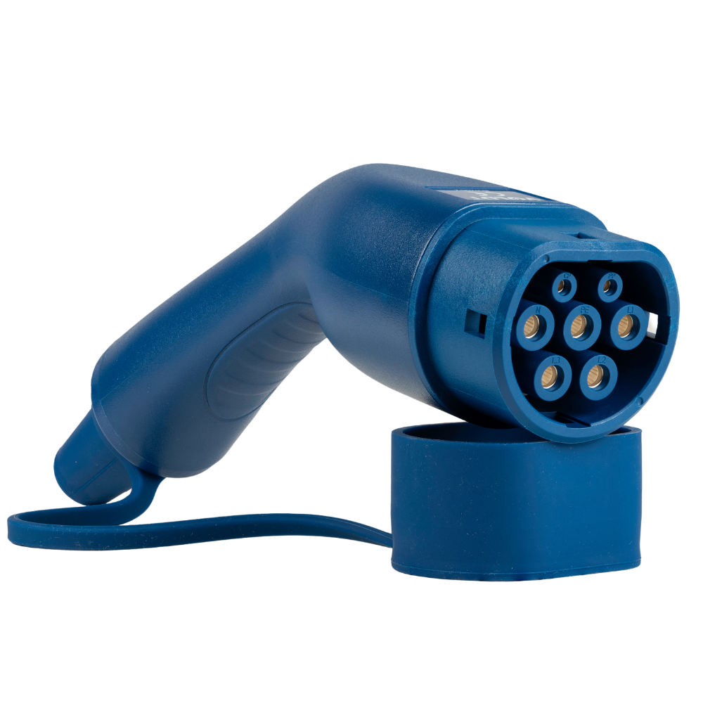 Type 2 | 1 vaihe | 32a | 7,4kW | spiraali latauskaapeli