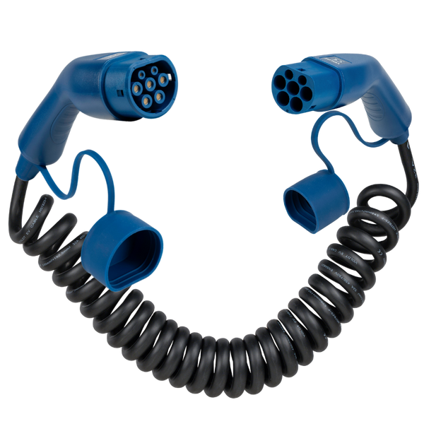 Type 2 | tila 3 | 32a | 22kW | spiraali latauskaapeli