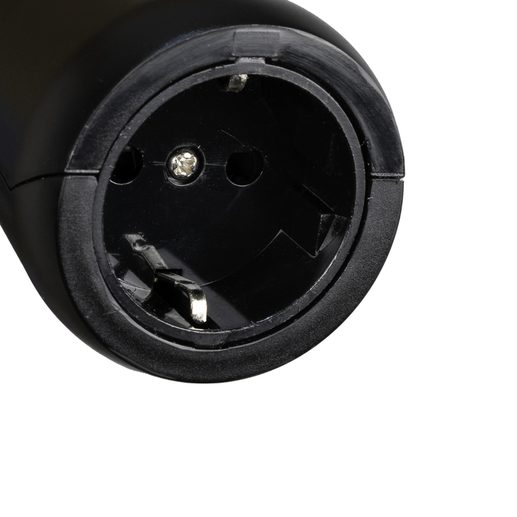 Adapteri type 2 (latausasema) tyypin F 230V Schuko pistorasiaan
