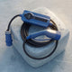 Voldt® portable EV charging cable on ice demonstrating cold weather durability