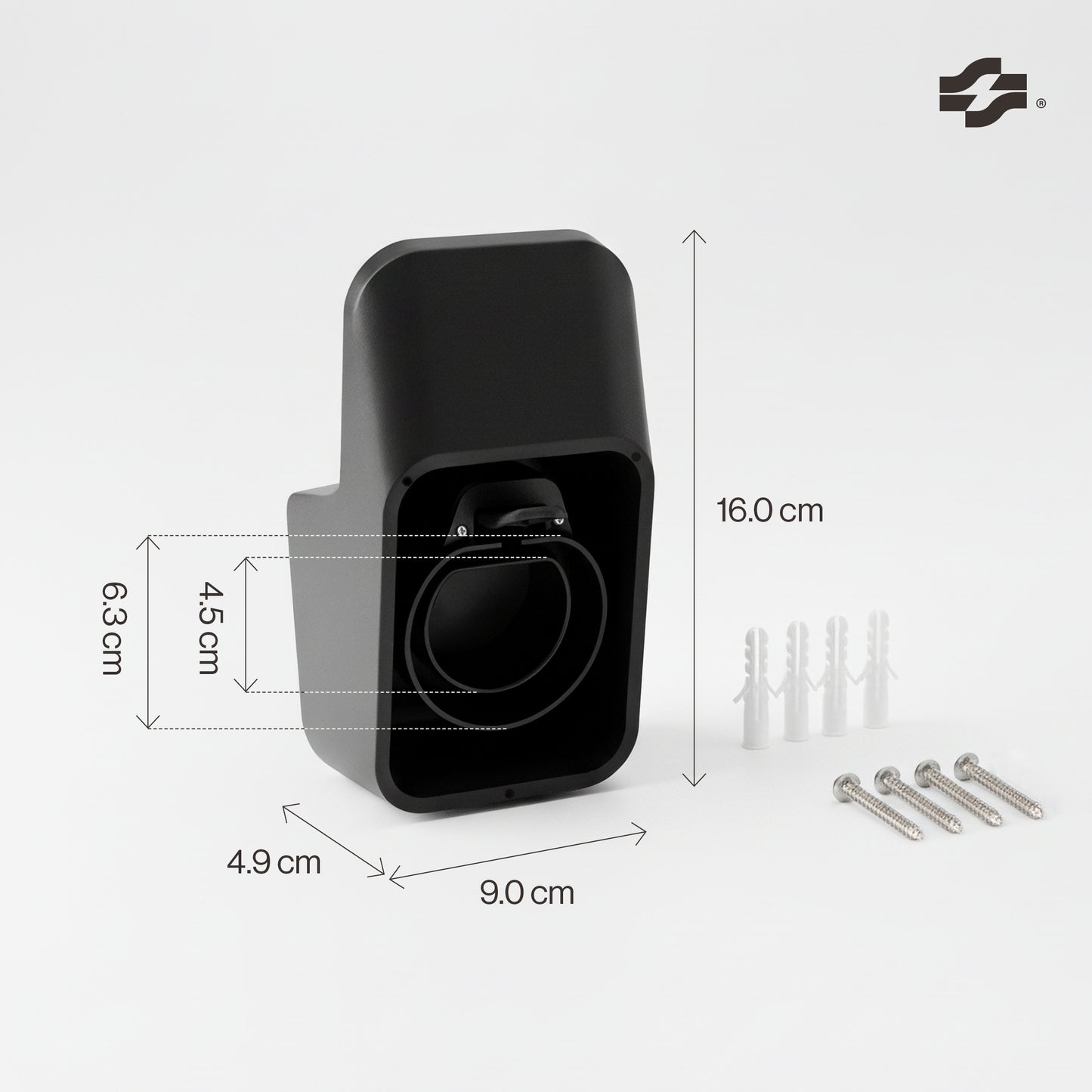 Pistokkeen pidike EV-tyypin 2 latauskaapelille