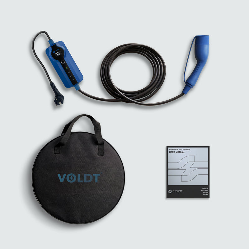 Voldt® schuko latauskaapeli | 8A - 16A | 3,7kW + APP
