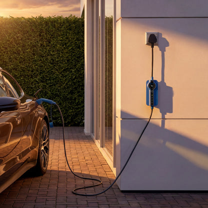 3-pinninen Type G | Säädettävä 8A - 13A | 2,8kW latauskaapeli
