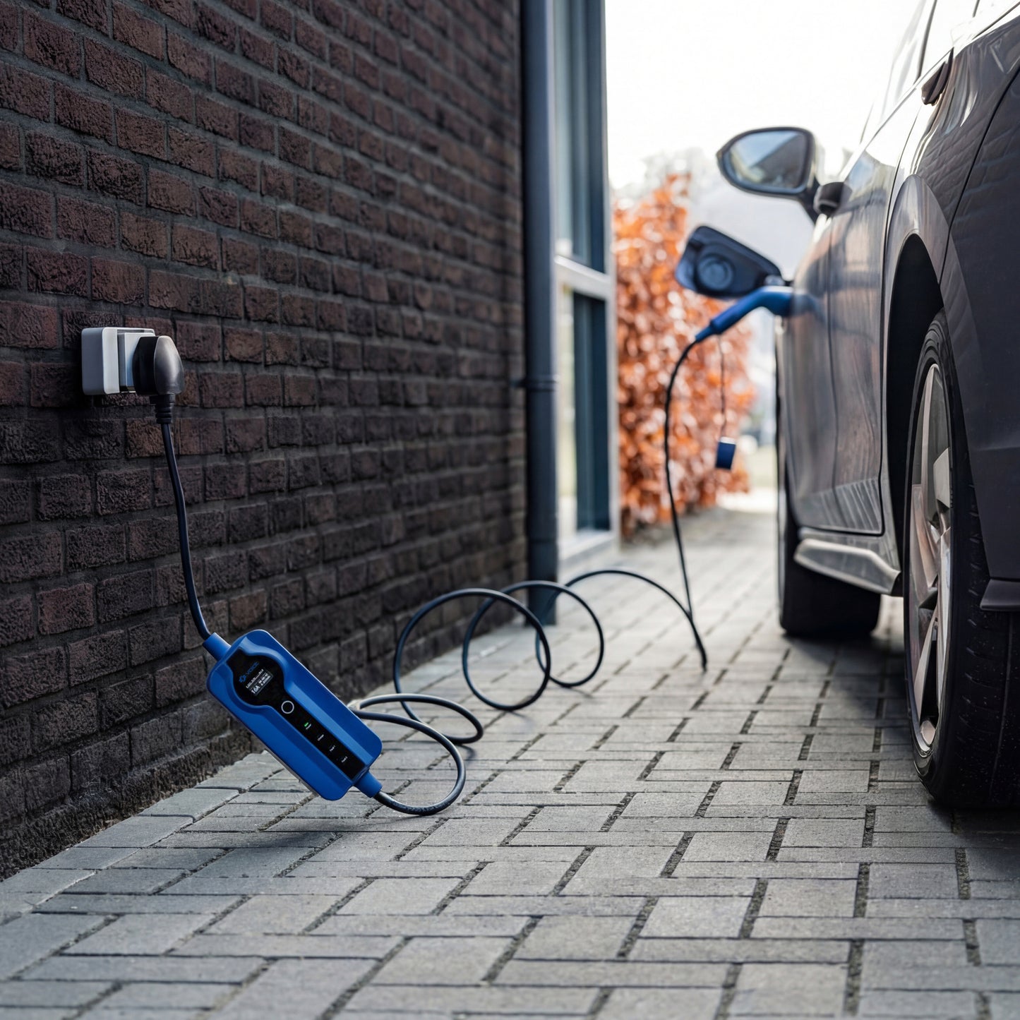 3-pinninen Type G | Säädettävä 8A - 13A | 2,8kW latauskaapeli