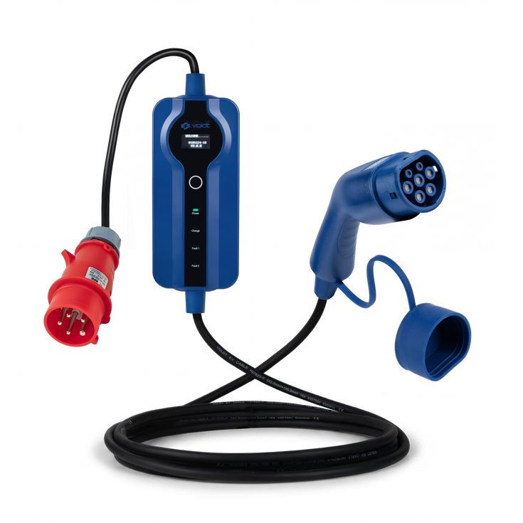 Voldt® CEE latauskaapeli | 3 vaihe  | 8A - 16A | 11kW + APP